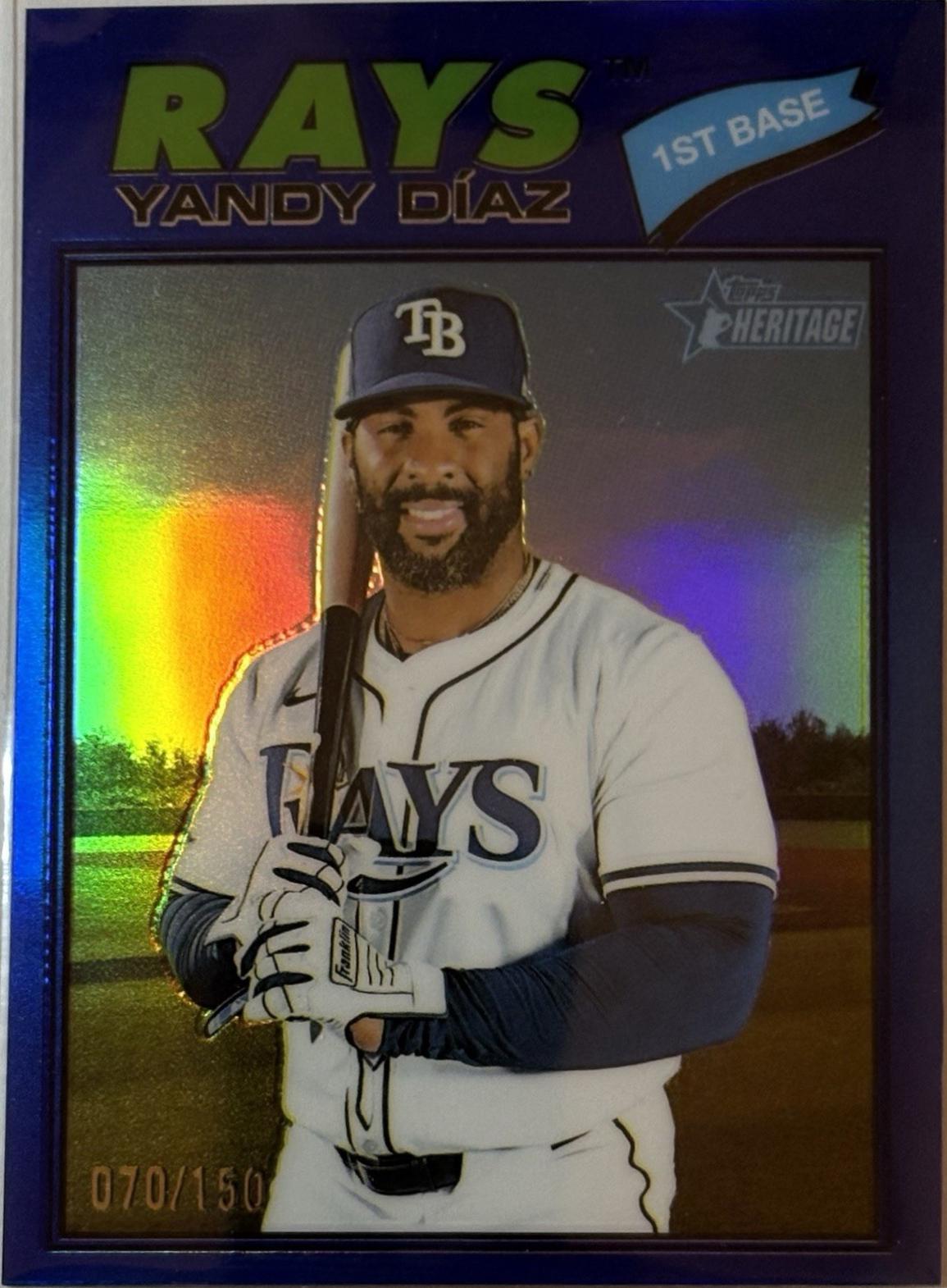 Yandy Diaz [Blue Bordered Chrome] #47