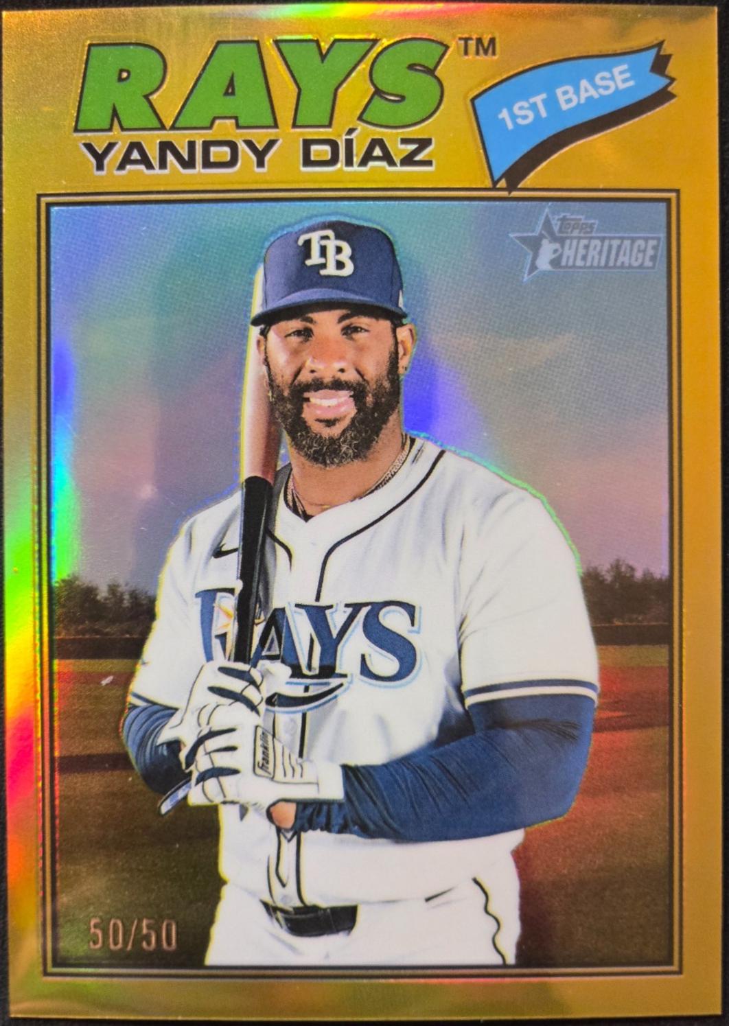 Yandy Diaz [Gold Bordered Chrome] #47