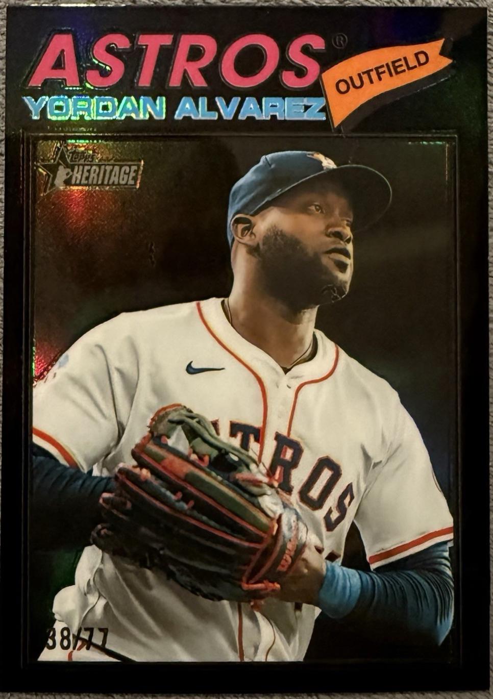 Yordan Alvarez [Black Bordered Chrome] #25