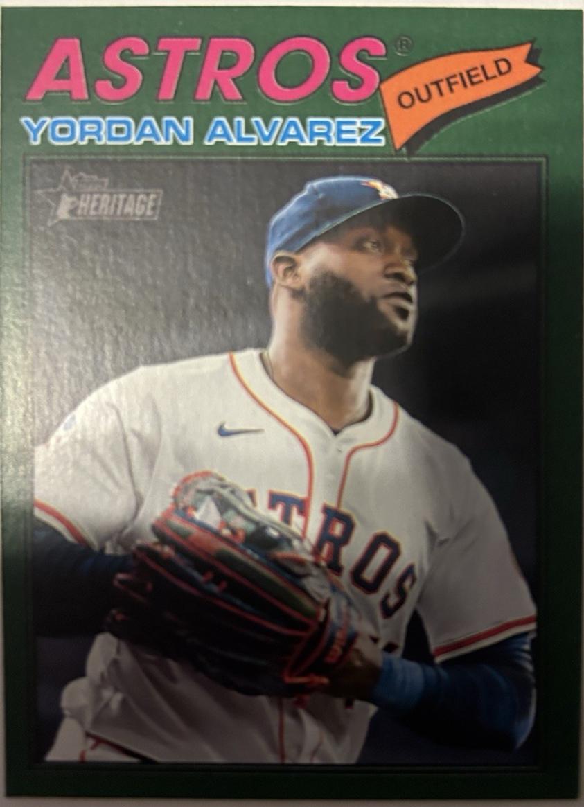 Yordan Alvarez [Dark Green Bordered] #25