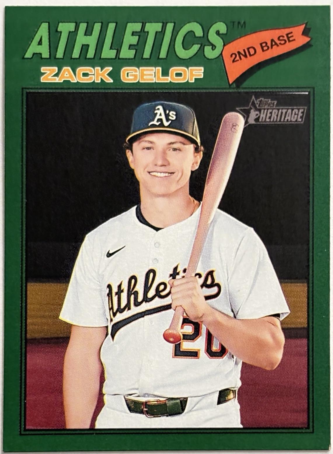 Zack Gelof [Dark Green Bordered] #186