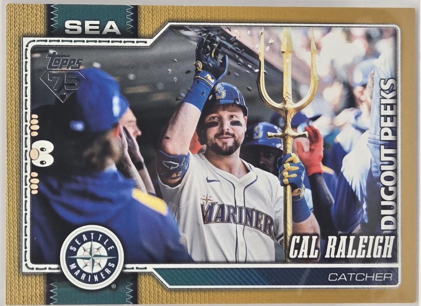 Cal Raleigh [Gold Dugout Peeks] #140