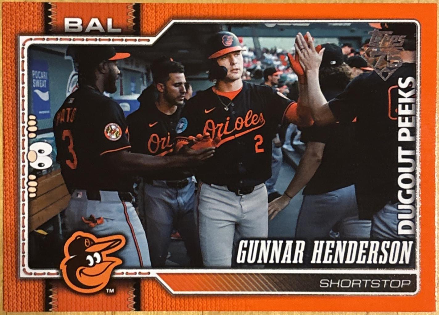 Gunnar Henderson [Orange Dugout Peeks] #46