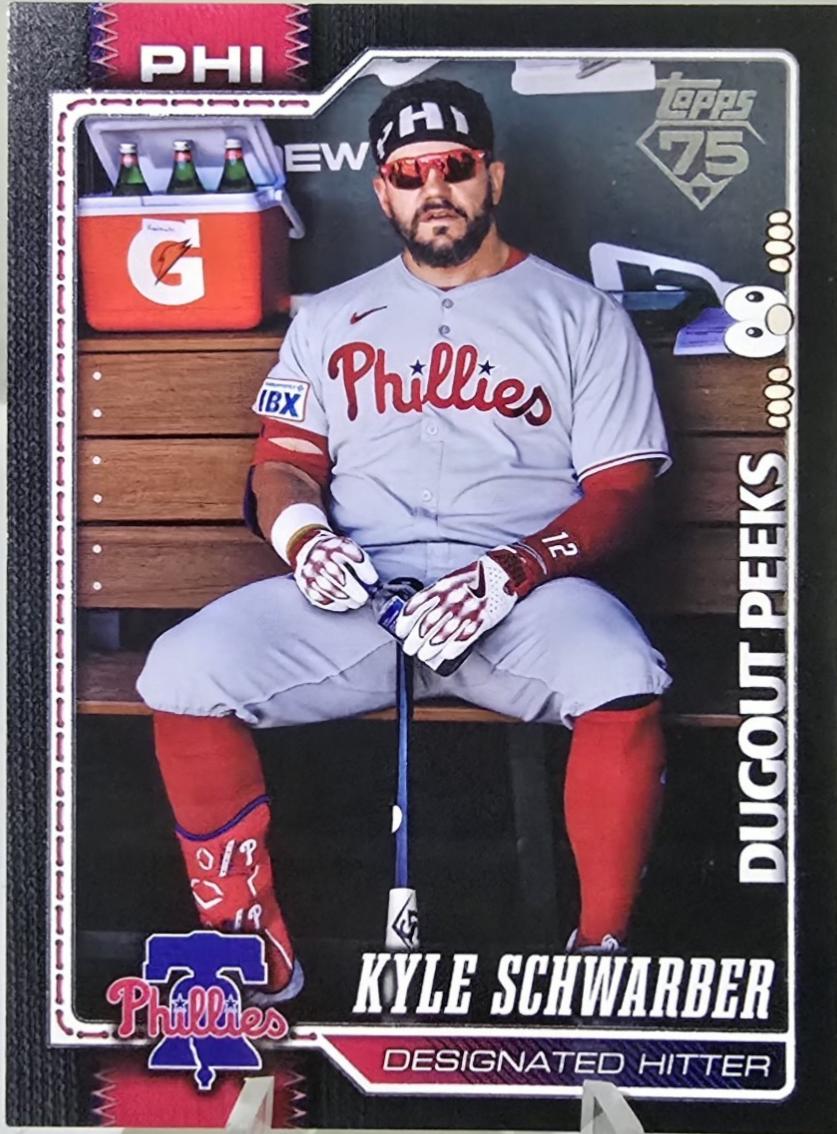 Kyle Schwarber [Black Dugout Peeks] #250