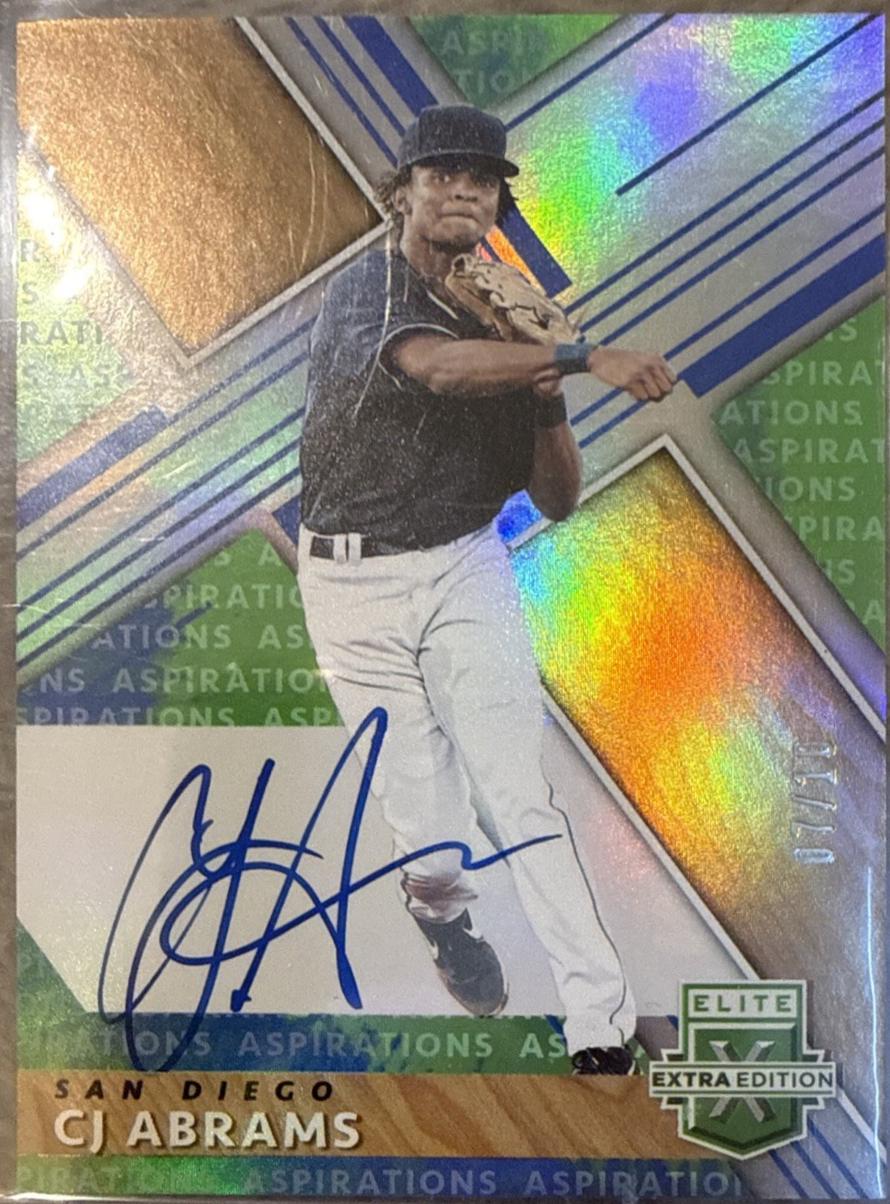 CJ Abrams [Autograph Aspirations Tie Dye] #6