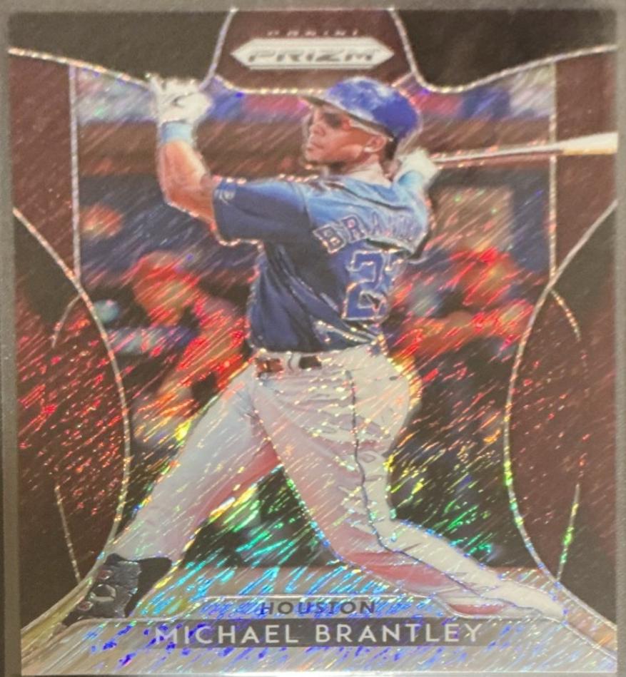 Michael Brantley [Burgundy Shimmer Prizm] #51