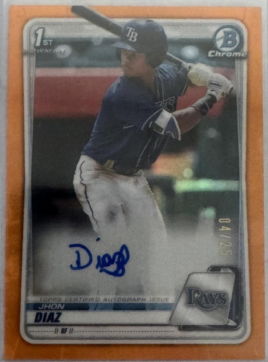 Jhon Diaz [Orange Shimmer] #CPA-JDI