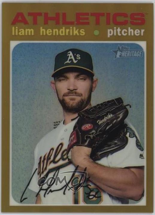 Liam Hendriks [Chrome Exclusive Gold Refractor] #THC-472