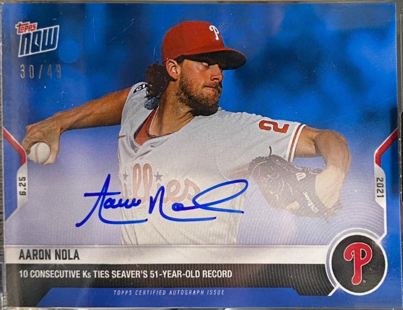 Aaron Nola [Autograph] #414B
