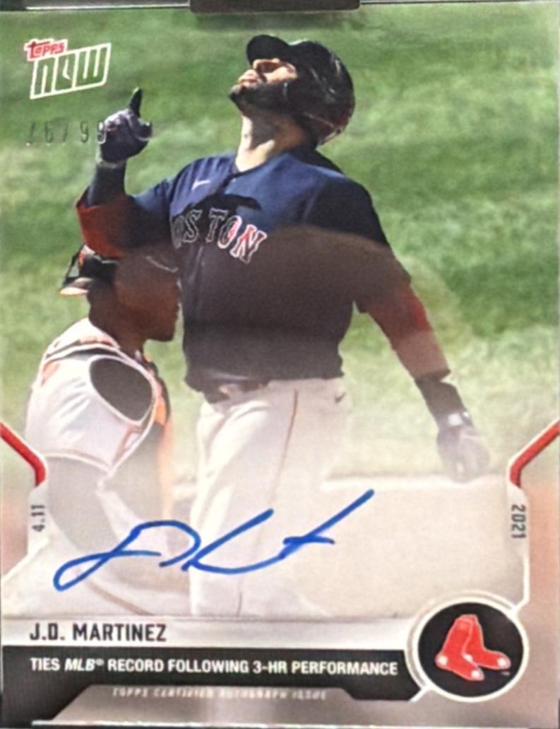 J.D. Martinez [Autograph] #63A
