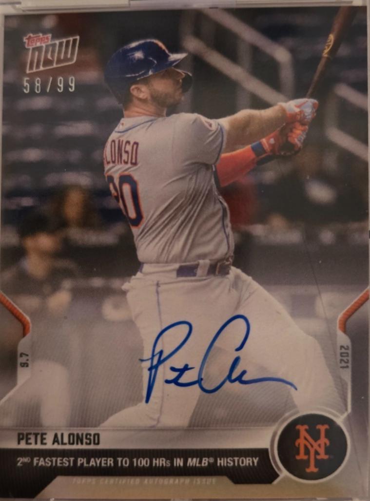 Pete Alonso [Autograph] #772A