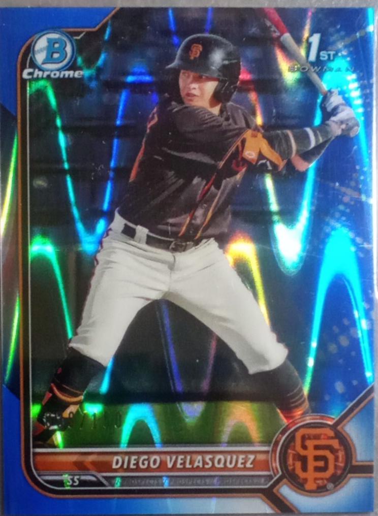 Diego Velasquez [Blue RayWave Refractor] #BCP-110