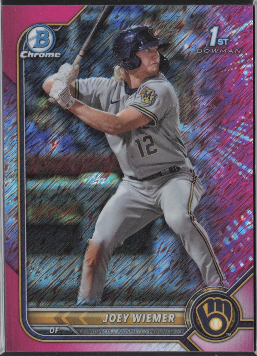 Joey Wiemer [Fuchsia Pink Shimmer Refractor] #BCP-207