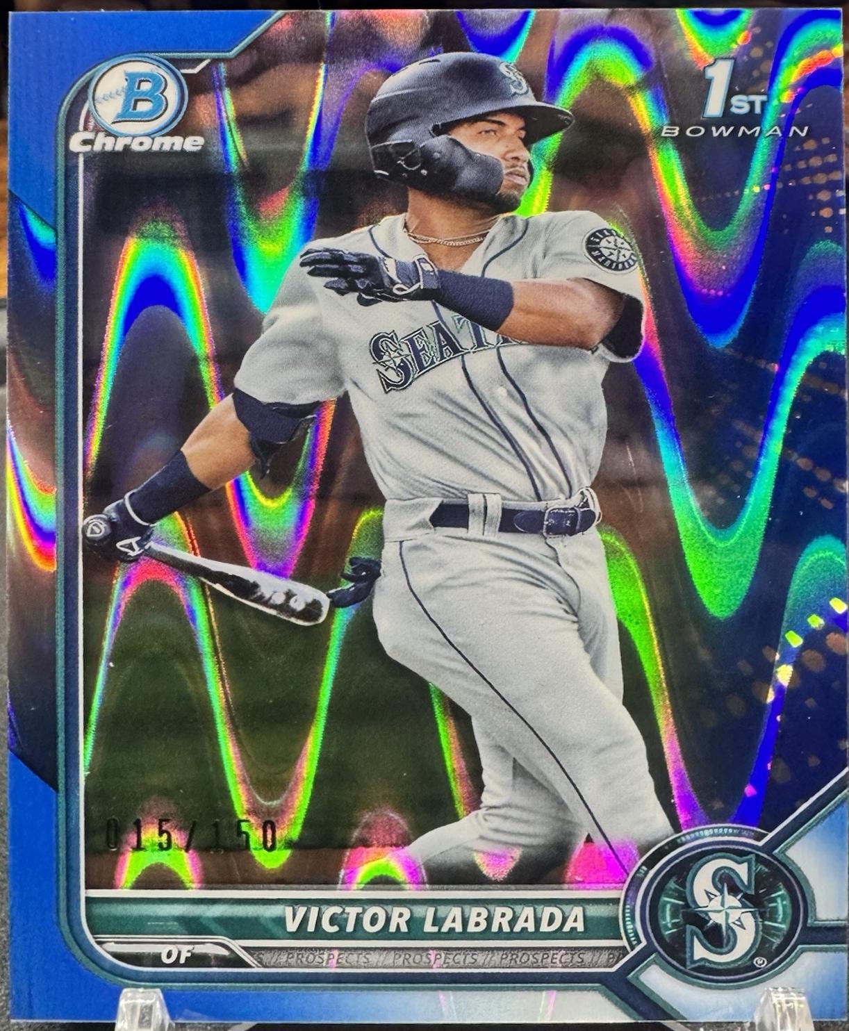Victor Labrada [Blue RayWave Refractor] #BCP-150