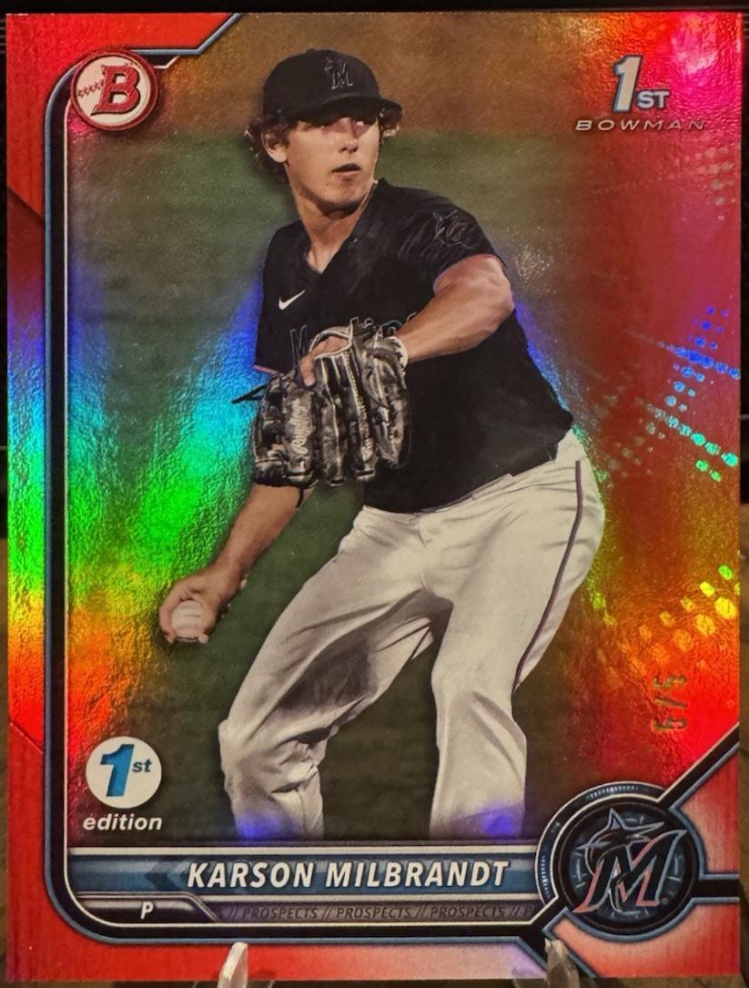 Karson Milbrandt [Red Refractor] #BDC-87