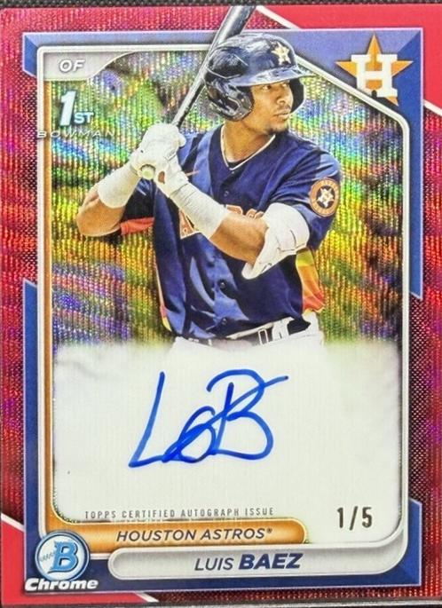 Luis Baez [Red Wave Refractor] #CPA-LB