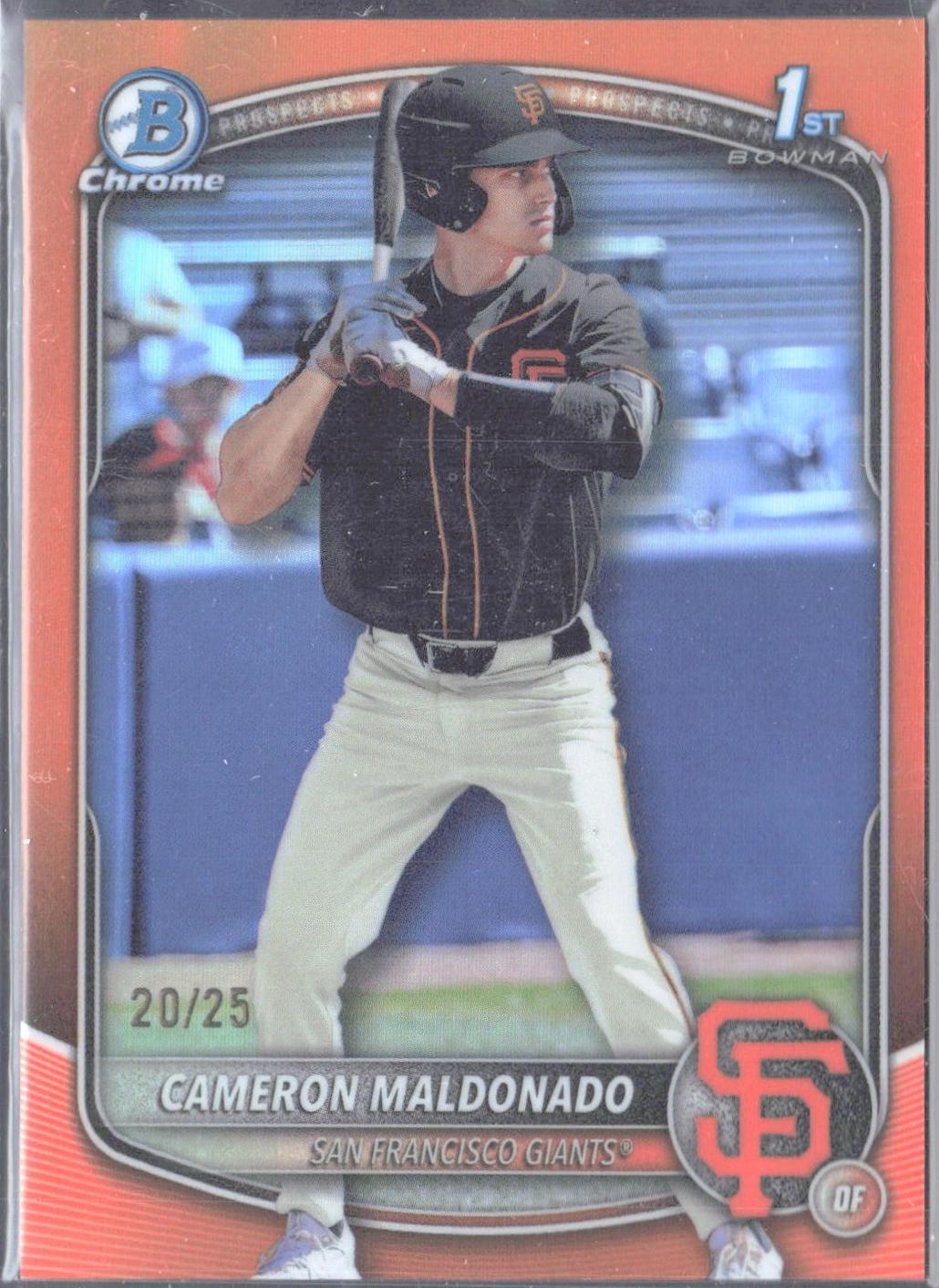Cameron Maldonado [Orange Geometric] #BDC-99