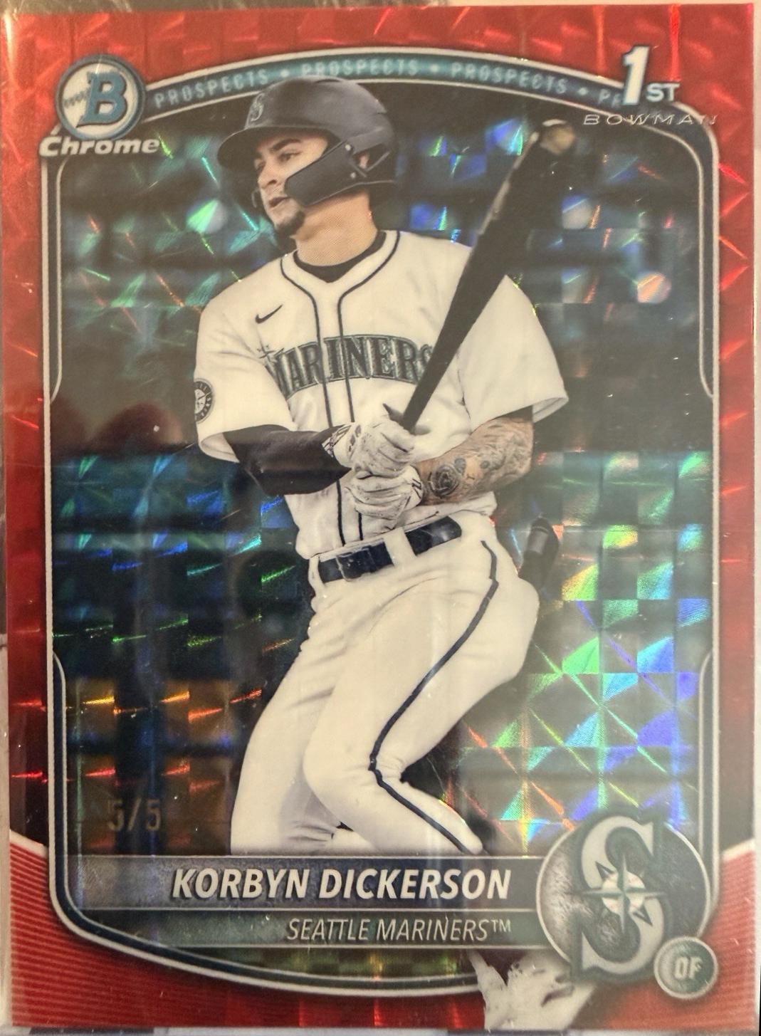 Korbyn Dickerson [Red Geometric] #BDC-69