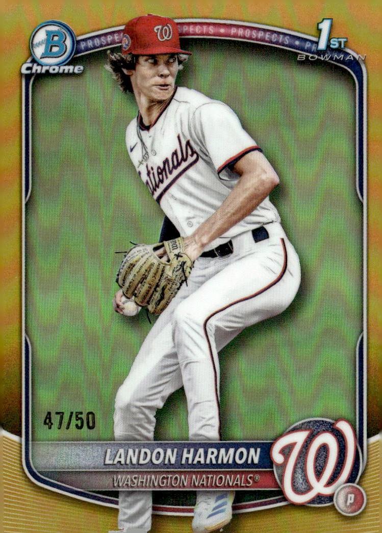 Landon Harmon [Gold Refractor] #BDC-44