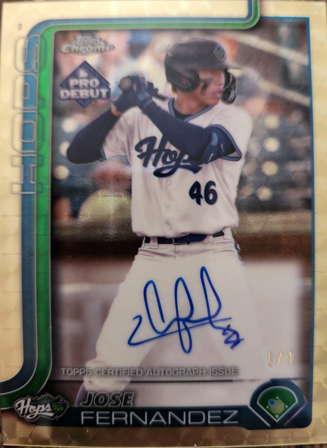 Jose Fernandez [Superfractor Autograph] #PDC-61