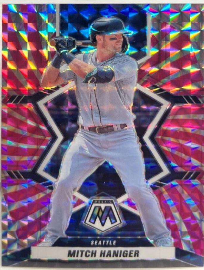 Mitch Haniger [Pink Swirl Mosaic] #59