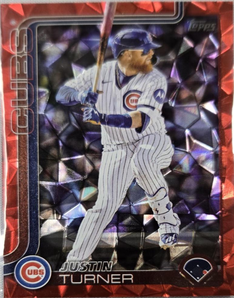 Justin Turner [Red Diamante Foil] #US27