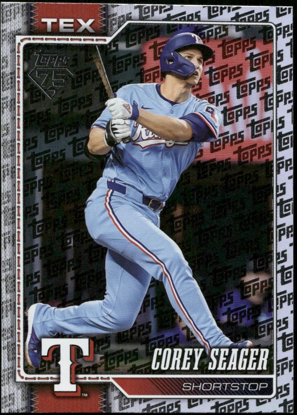 Corey Seager [Topps Foil Pattern] #96