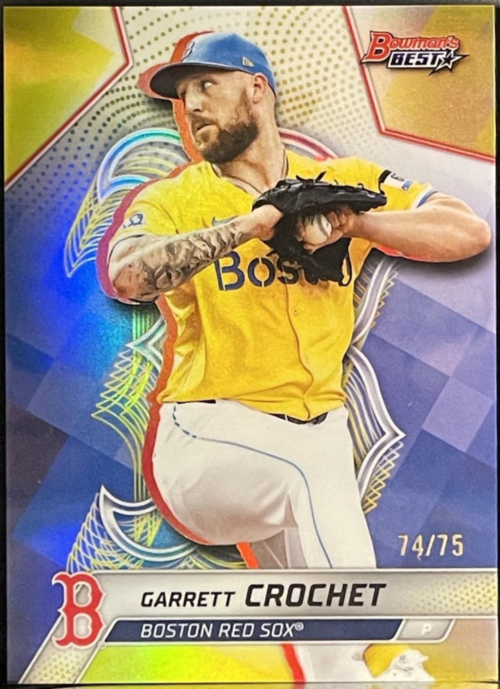 Garrett Crochet [Yellow Refractor] #3