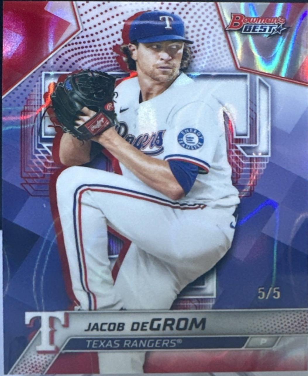 Jacob deGrom [Red Refractor] #57