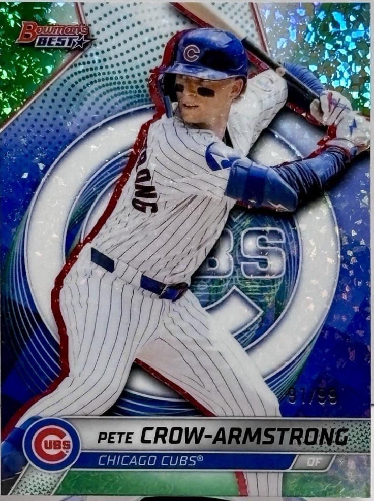 Pete Crow-Armstrong [Green Mini-Diamond Refractor] #35