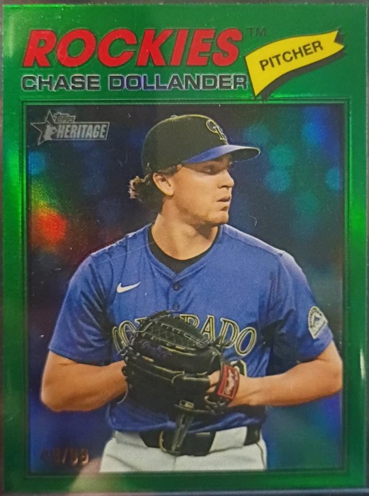 Chase Dollander [Green Bordered Chrome] #91