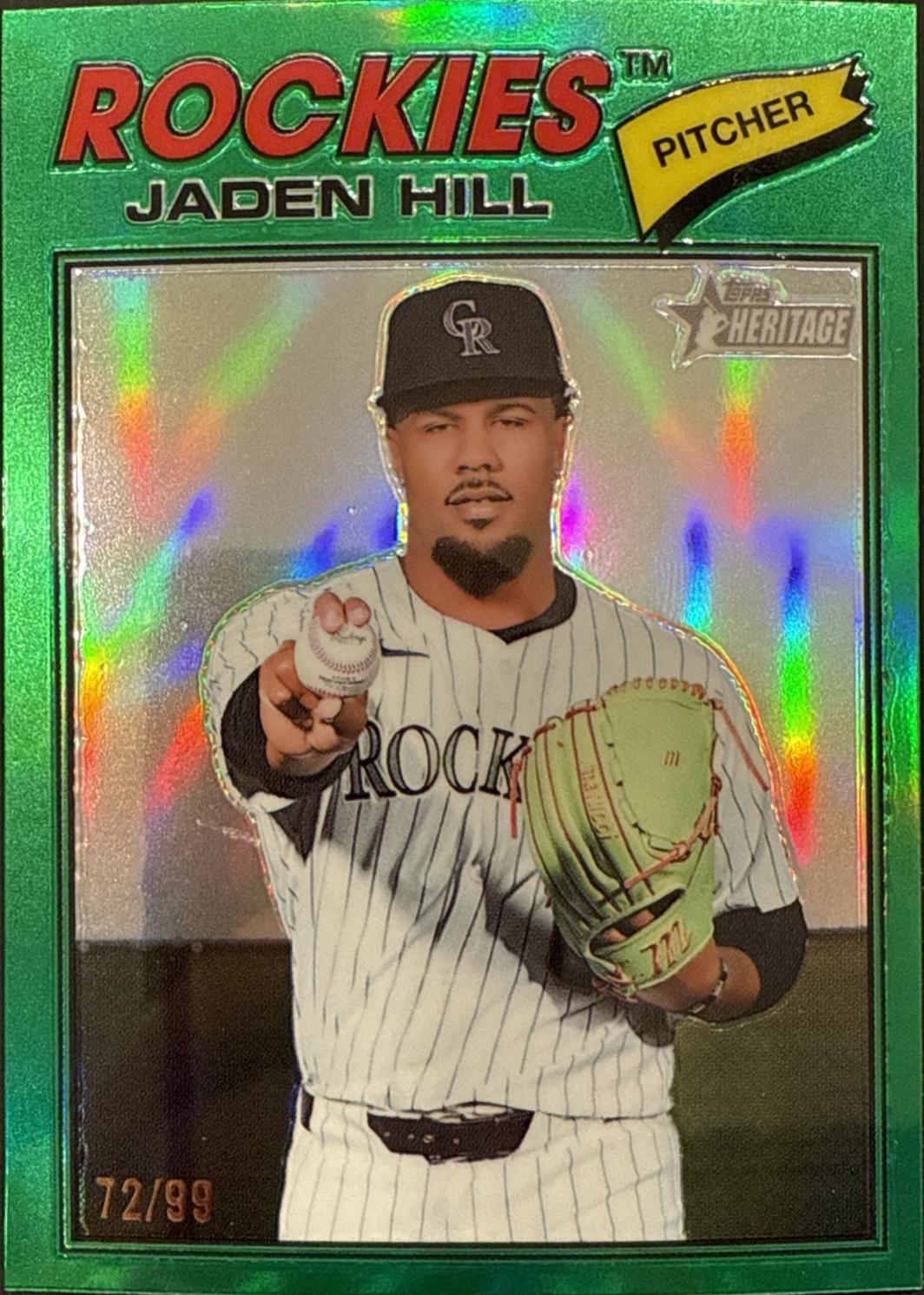 Jaden Hill [Green Bordered Chrome] #26