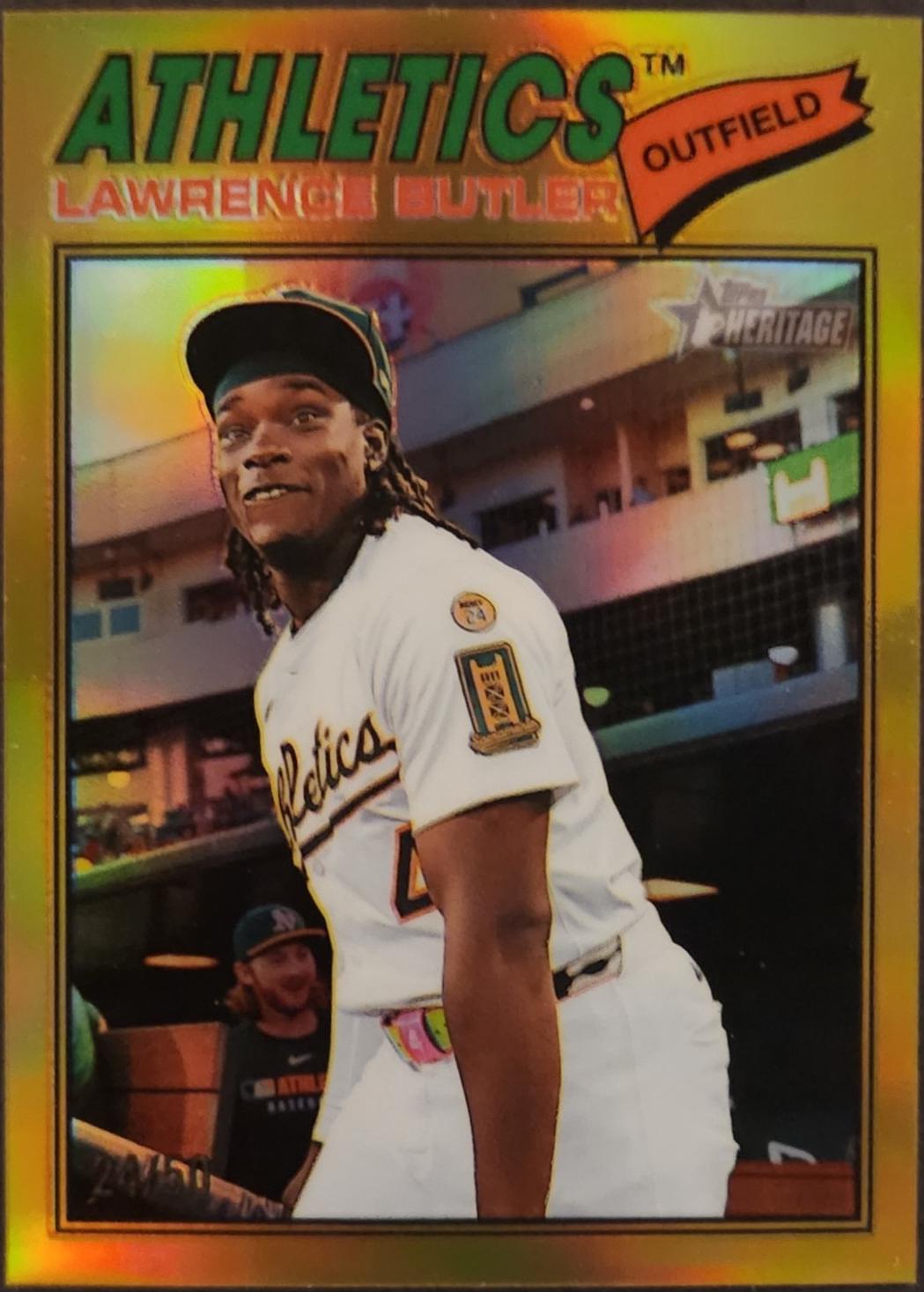 Lawrence Butler [Gold Bordered Chrome] #94