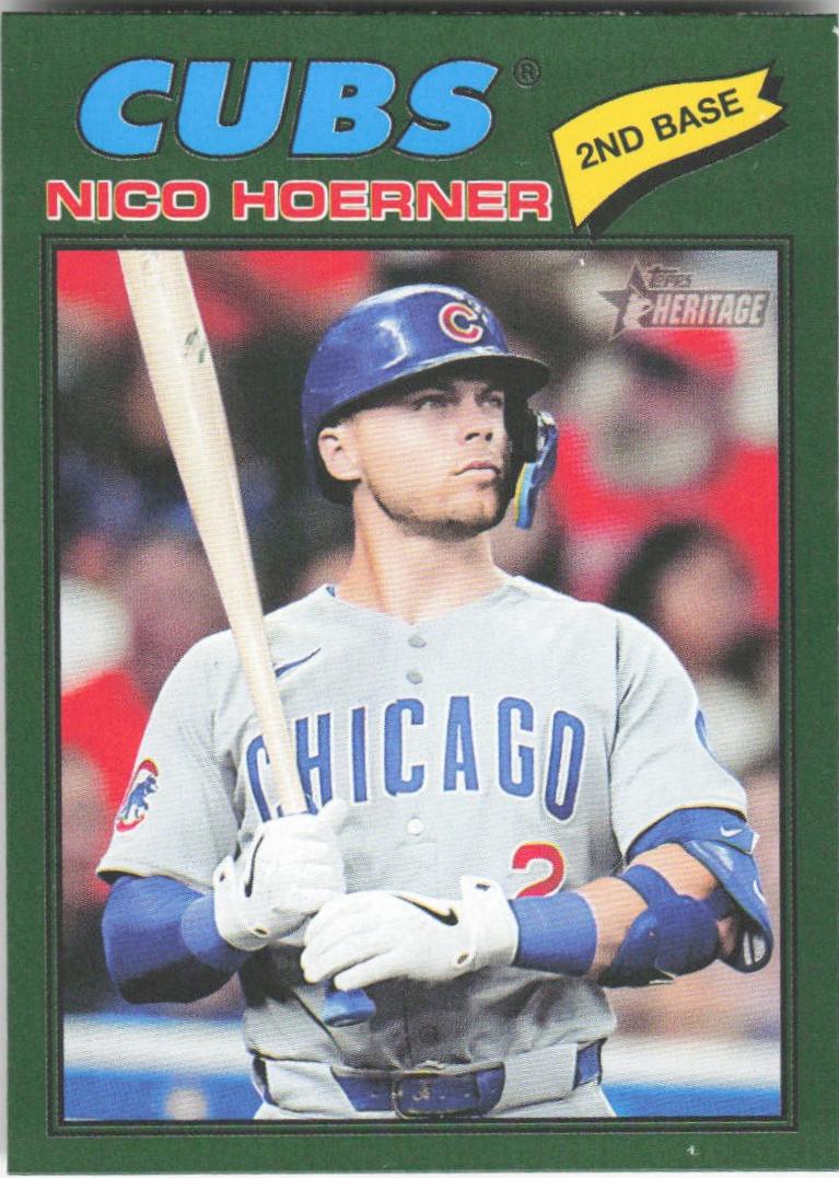 Nico Hoerner [Dark Green Bordered] #28