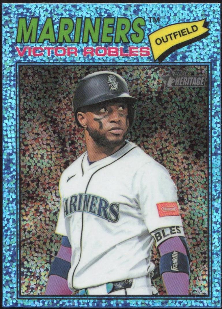 Victor Robles [Light Blue Sparkle Chrome] #140
