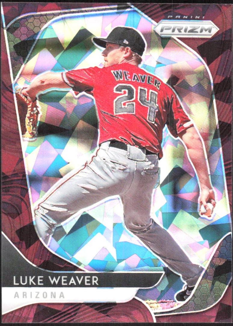 Luke Weaver [Burgundy Cracked Ice Prizm] #52