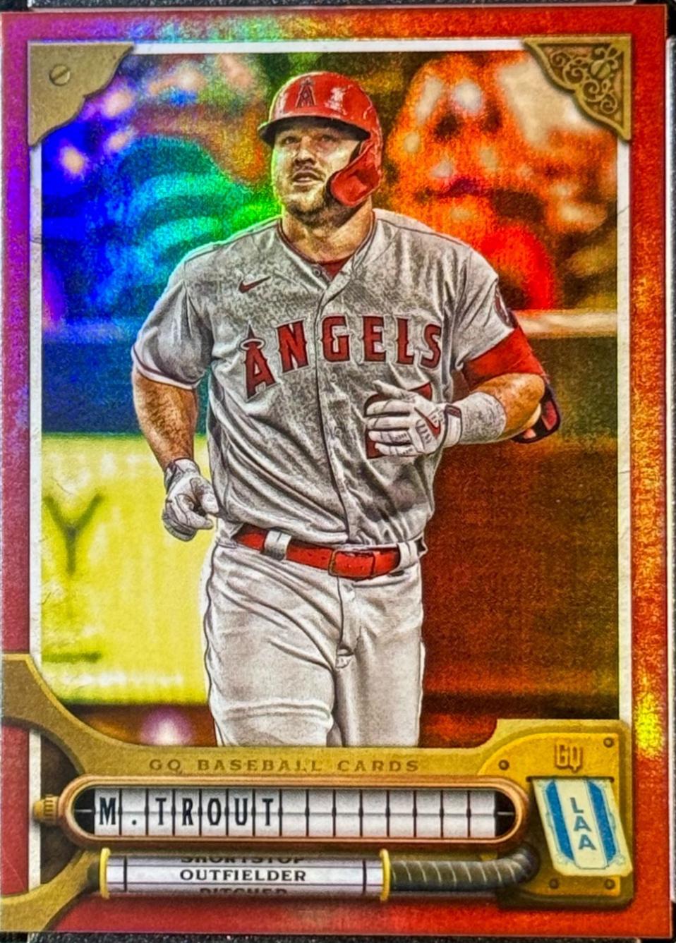 Mike Trout [Ruby Red Foil] #72