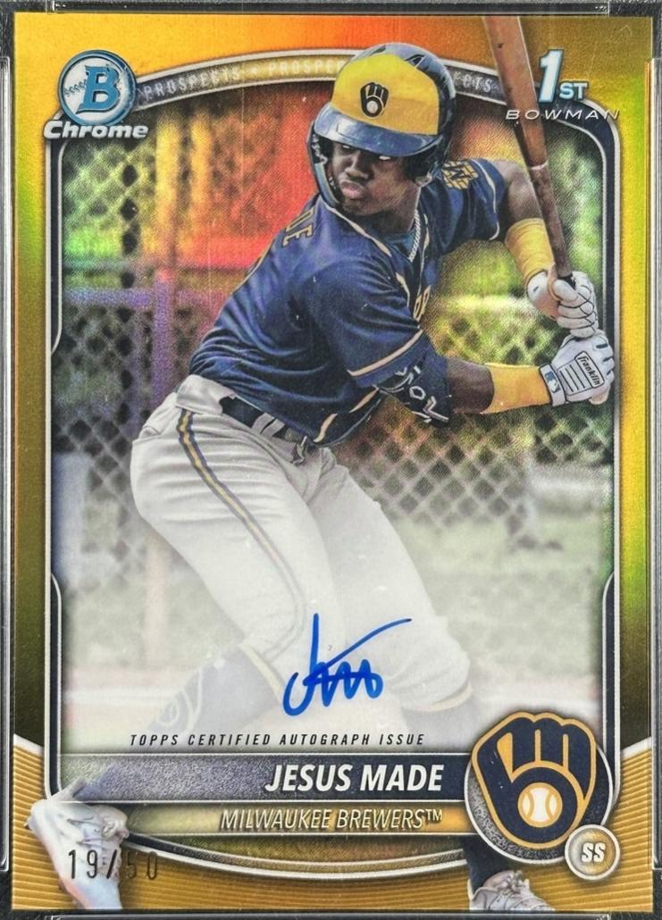 Jesus Made [Gold Mojo Refractor] #CPA-JM