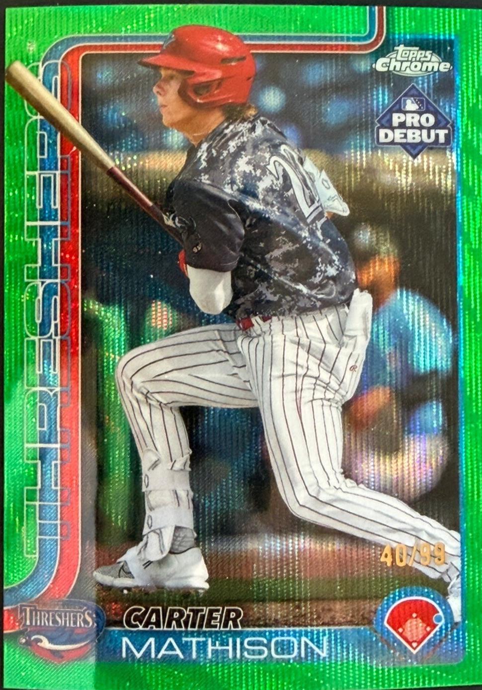 Carter Mathison [Green Wave Refractor] #PDC-88