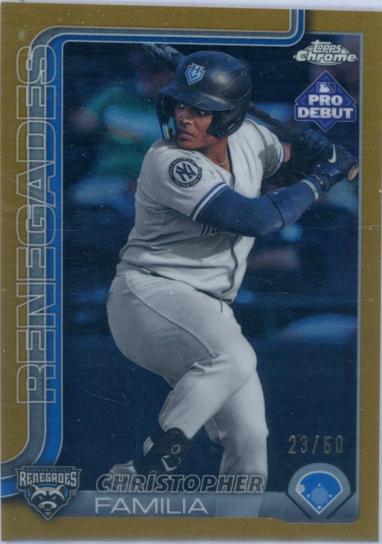 Christopher Familia [Gold Refractor] #PDC-118