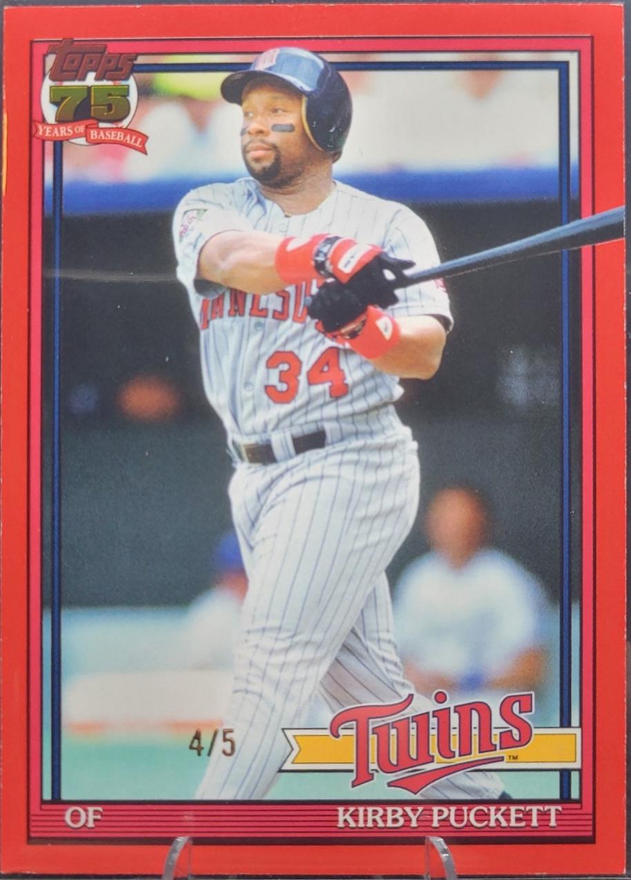 Kirby Puckett [Red] #T91-94