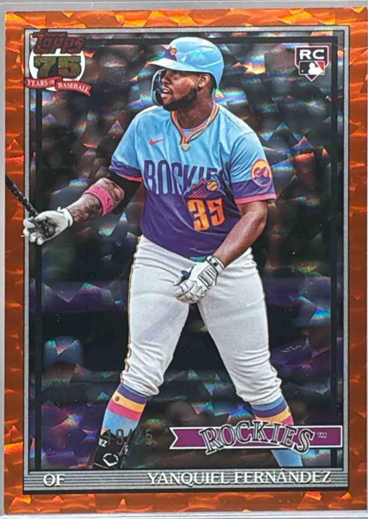 Yanquiel Fernandez [Orange Crackleboard Foil] #T91-61