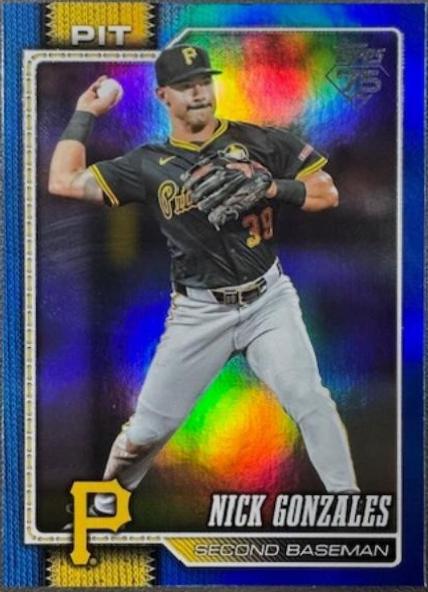 Nick Gonzales [Blue Rainbow] #119