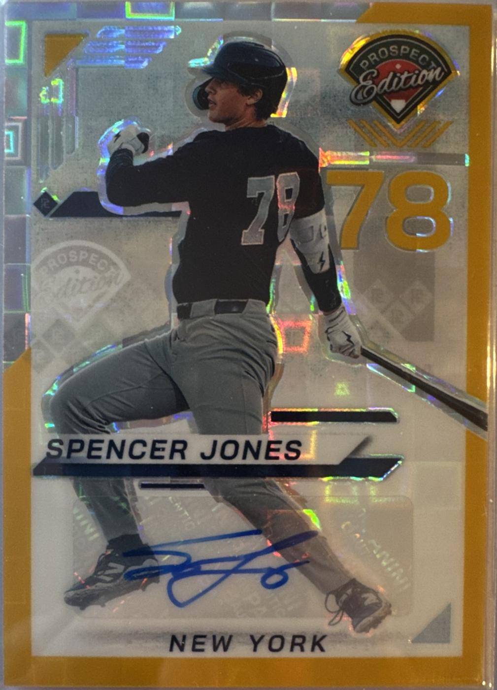 Spencer Jones [Gold Pandora Holo Ticket Signature] #110