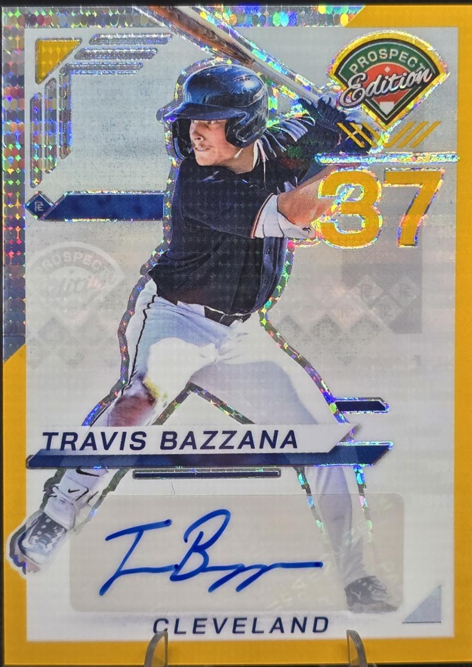 Travis Bazzana [Gold Pulsar Holo Ticket Signature] #13