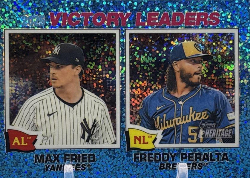 Freddy Peralta / Max Fried [Light Blue Sparkle Chrome] #5