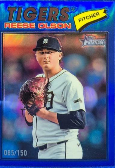 Reese Olson [Blue Bordered Chrome] #71