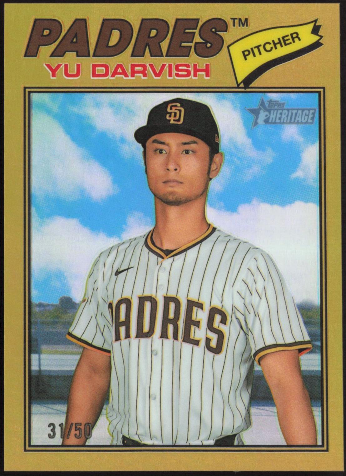 Yu Darvish [Gold Bordered Chrome] #120