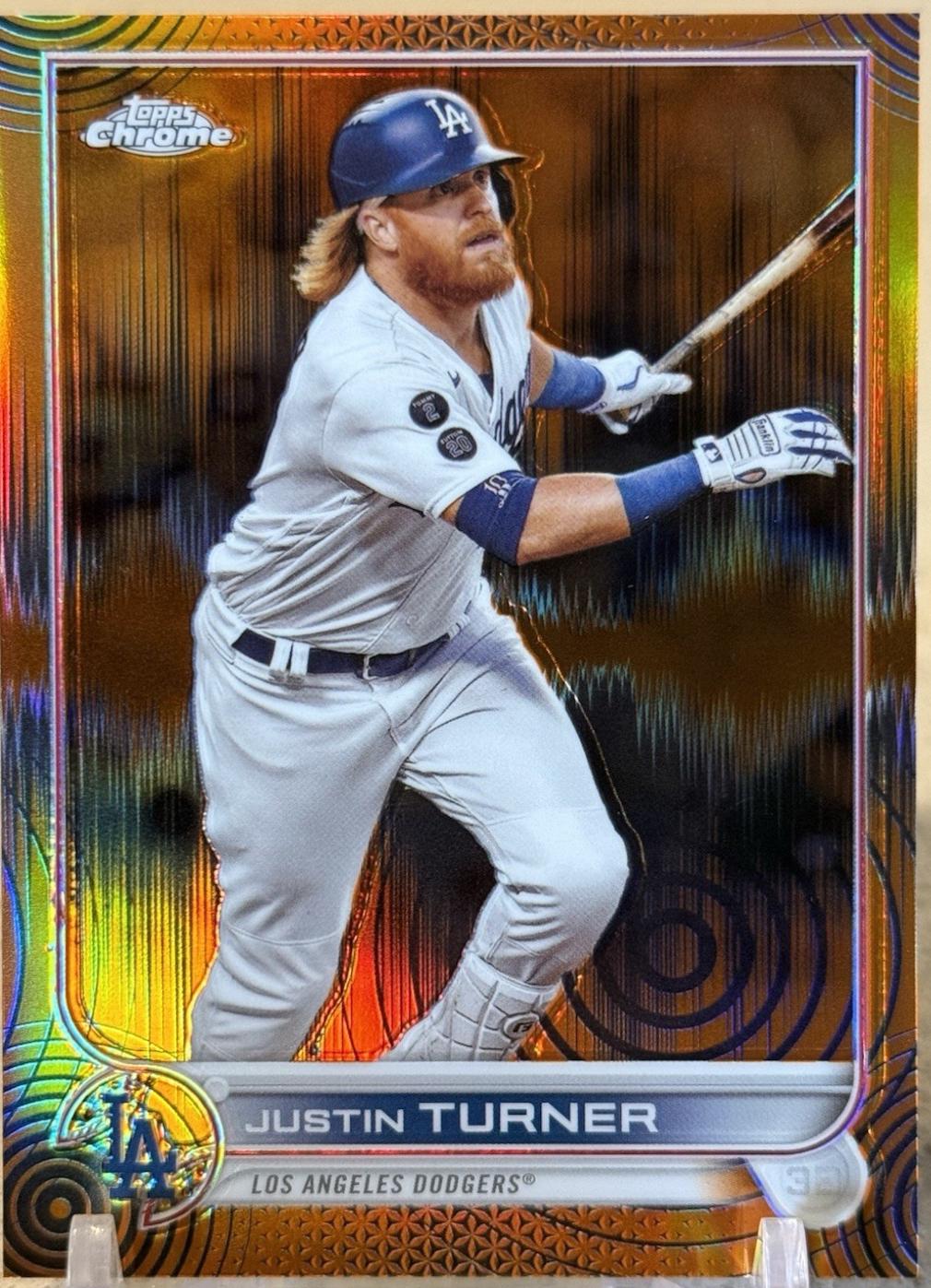 Justin Turner [Sonic Orange Black Pulse] #194