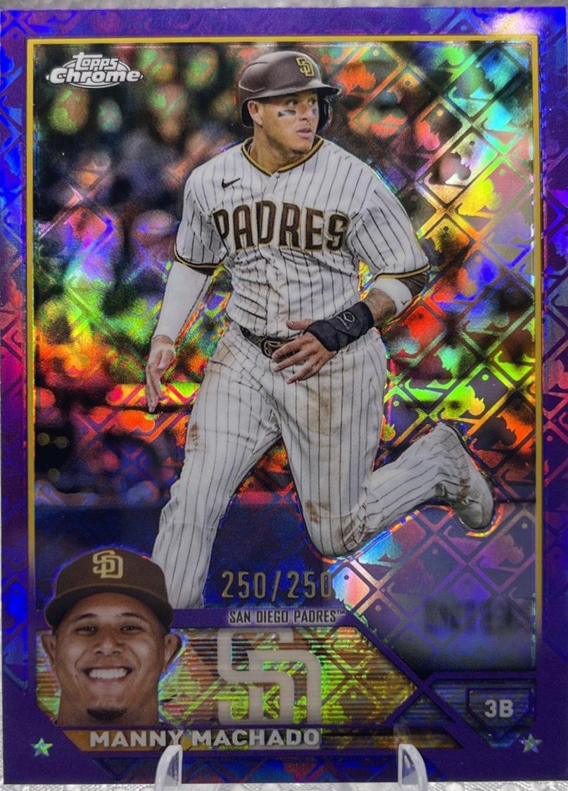 Manny Machado [Purple Logofractor] #124